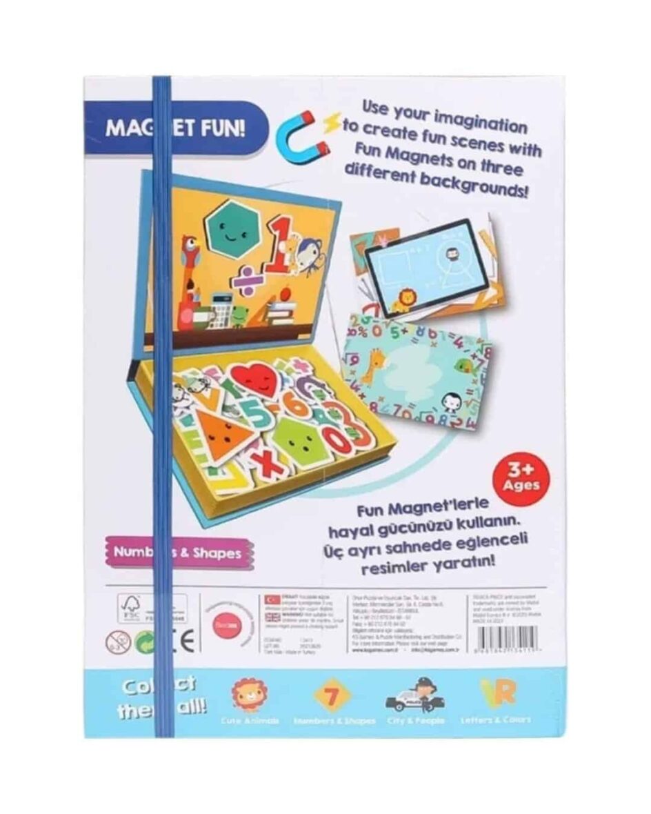 bebemaman Set Fisher Price Numbers & Shapes Magnet Fun 